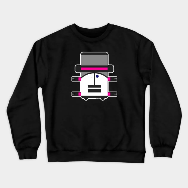 Spacebot Punk Crewneck Sweatshirt by thecraftasy